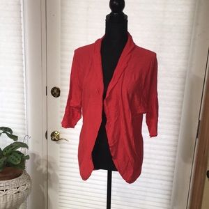 Small coral pink/orange cardigan